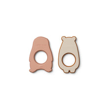 Load image into Gallery viewer, Gili Teether 2 Pack - Dark rose multi mix