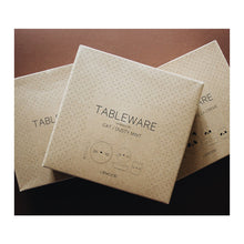 Load image into Gallery viewer, Bamboo Tableware Box Set - Rabbit blue wave
